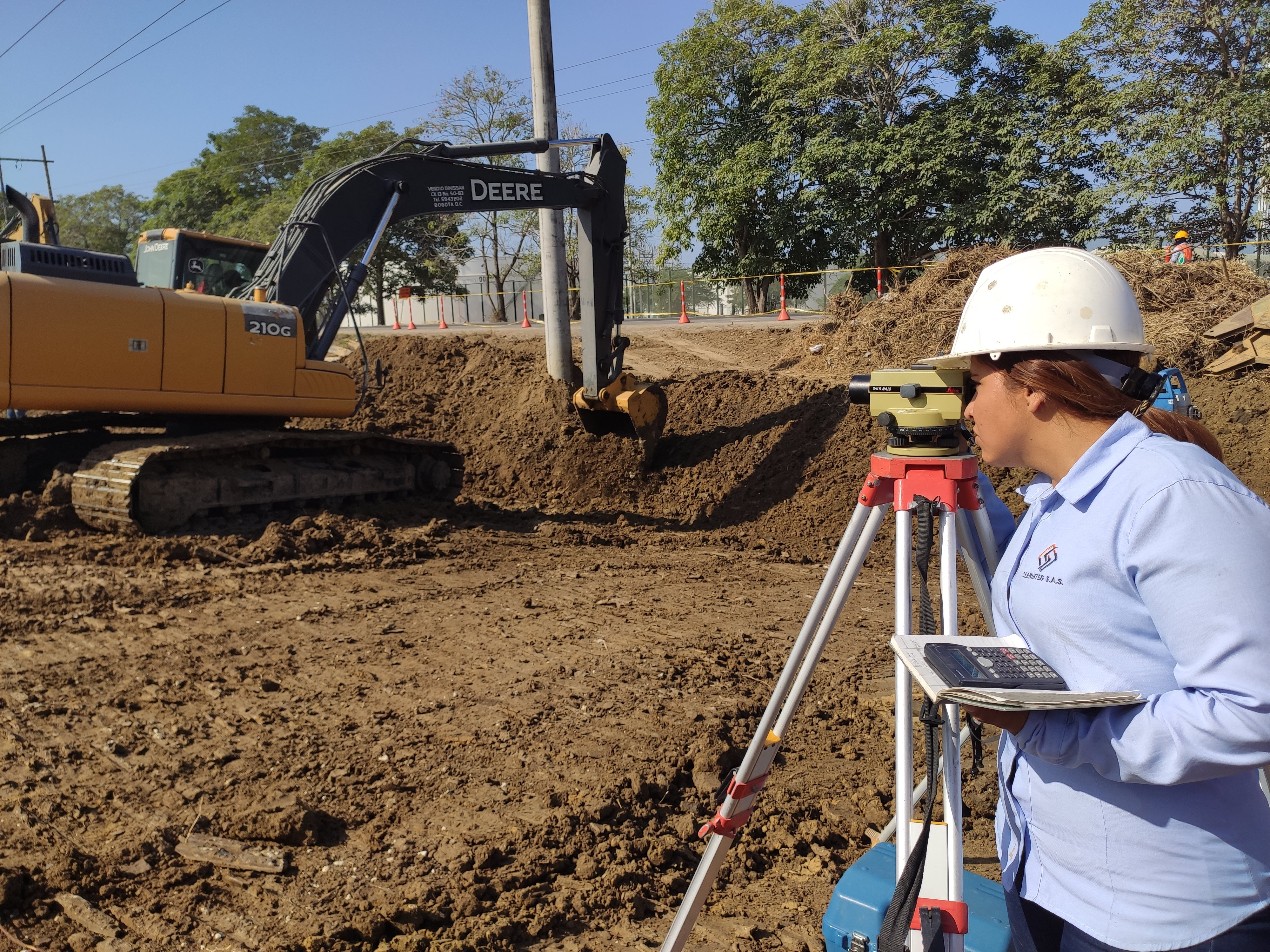 Operaciones de topografía en campo